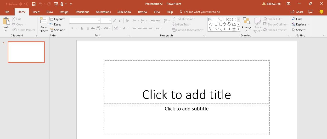 презентация в powerpoint