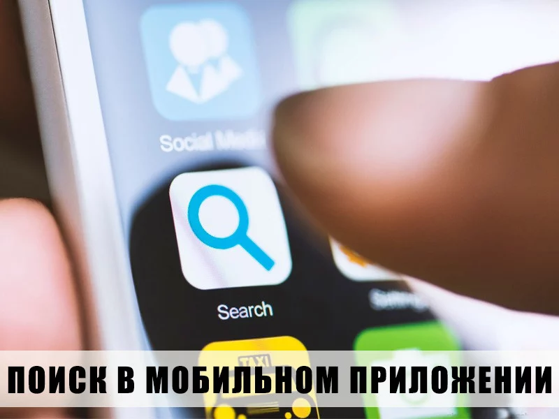 Разработка функции поиска для мобильного приложения