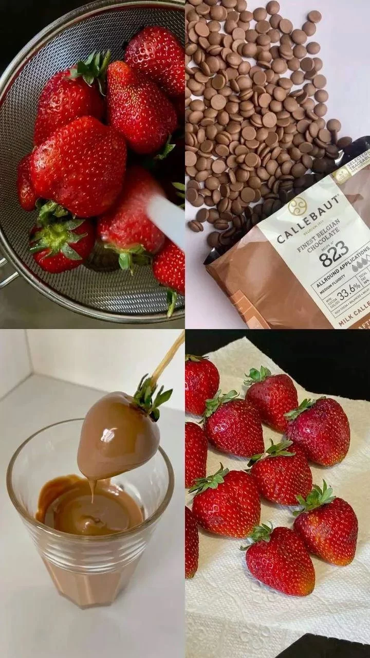 Fresas con chocolate — сайт кондитерской мастерской