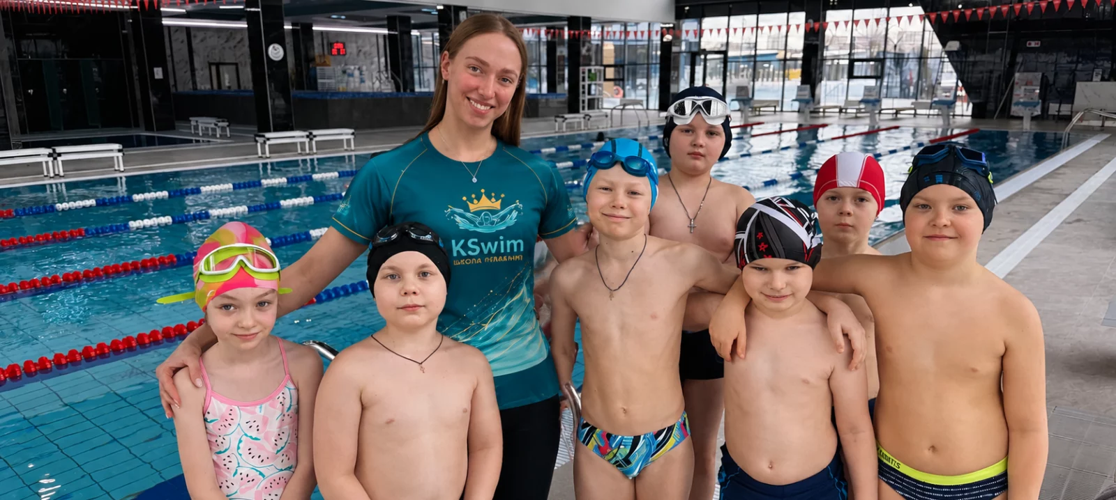 KSwim — сайт школы плавания Александры Королевой