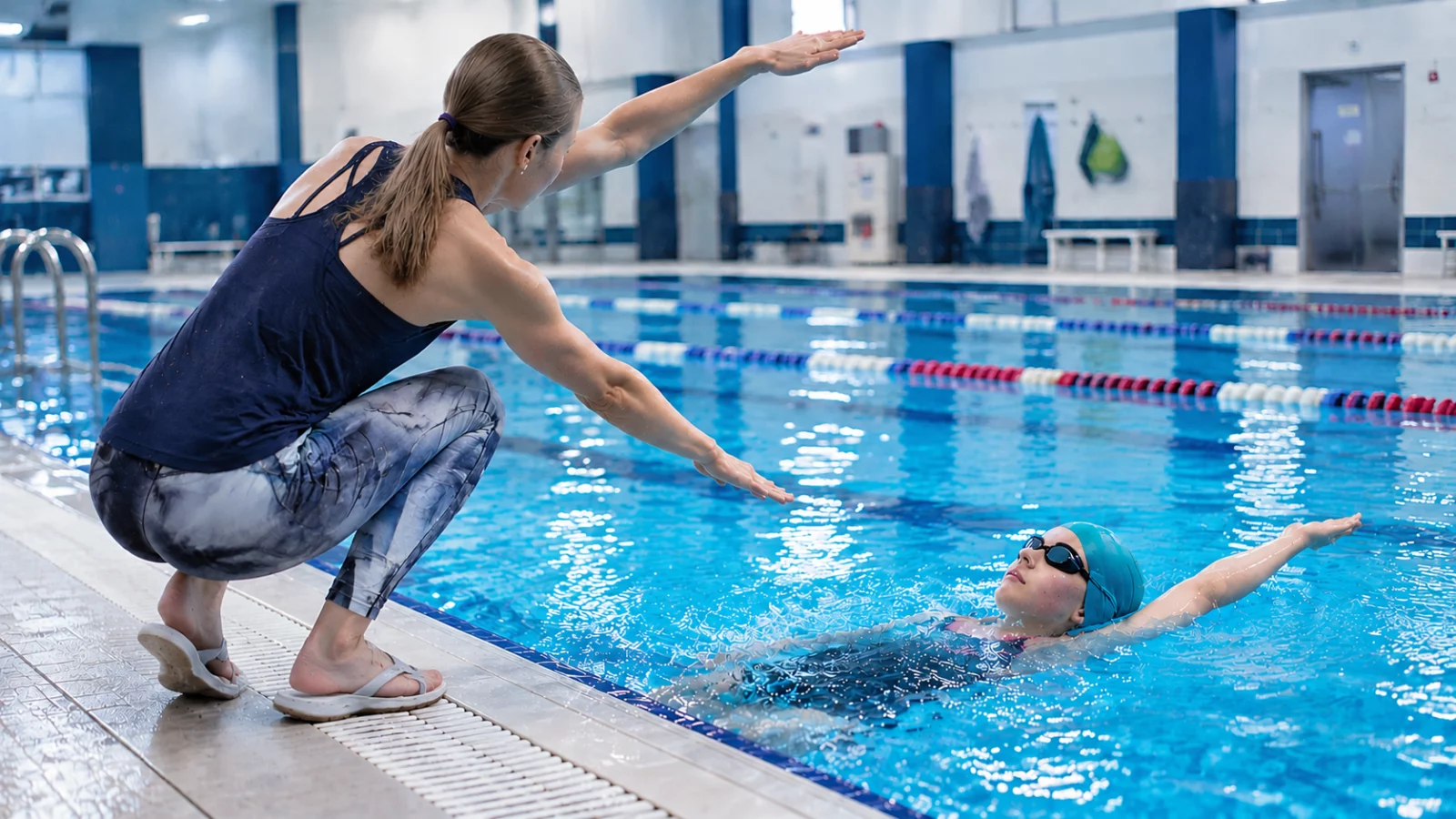 KSwim — сайт школы плавания Александры Королевой
