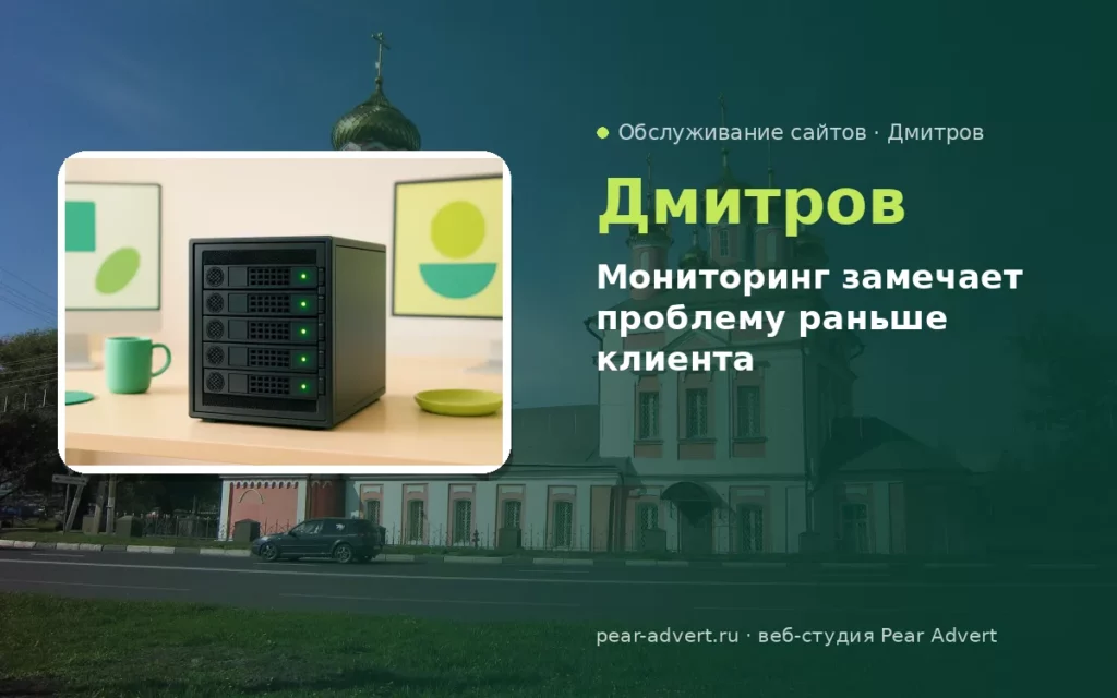 Мониторинг замечает проблему раньше клиента — обслуживание сайтов в Дмитрове