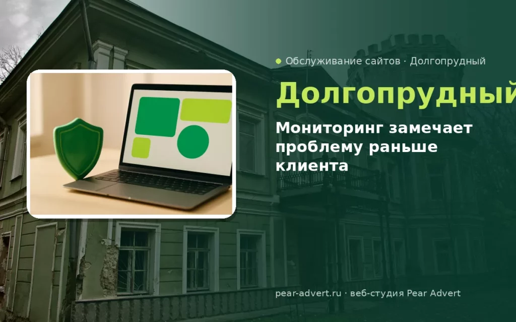 Мониторинг замечает проблему раньше клиента — обслуживание сайтов в Долгопрудном