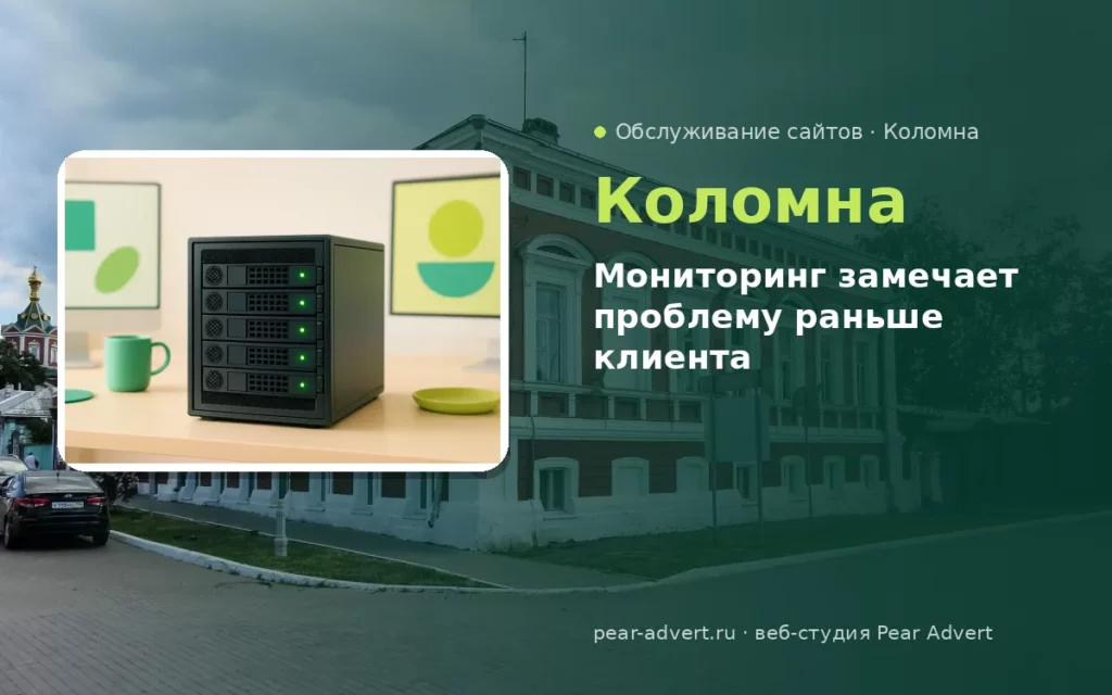 Мониторинг замечает проблему раньше клиента — обслуживание сайтов в Коломне