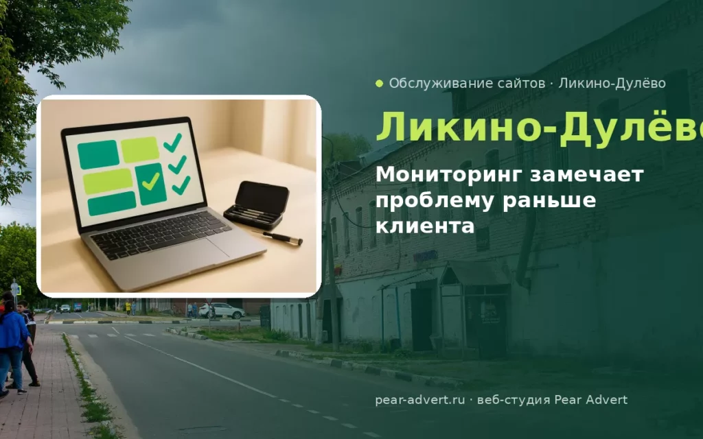 Мониторинг замечает проблему раньше клиента — обслуживание сайтов в Ликино-Дулёво