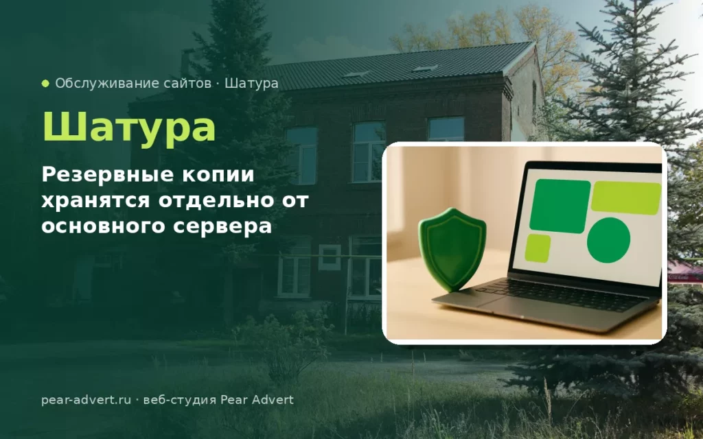Резервные копии хранятся отдельно от основного сервера — обслуживание сайтов в Шатуре