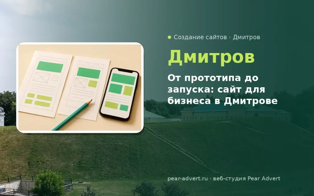 От прототипа до запуска: сайт для бизнеса в Дмитрове — создание сайтов в Дмитрове