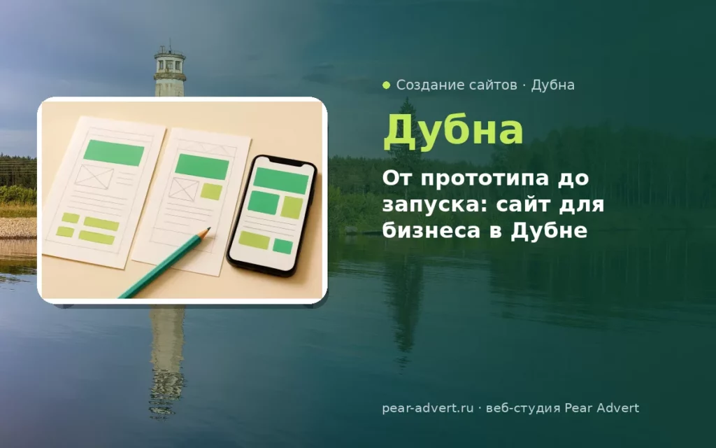 От прототипа до запуска: сайт для бизнеса в Дубне — создание сайтов в Дубне
