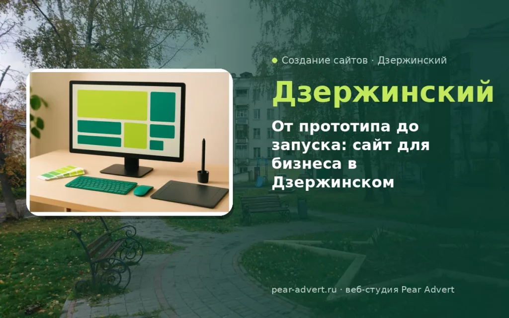 От прототипа до запуска: сайт для бизнеса в Дзержинском — создание сайтов в Дзержинском