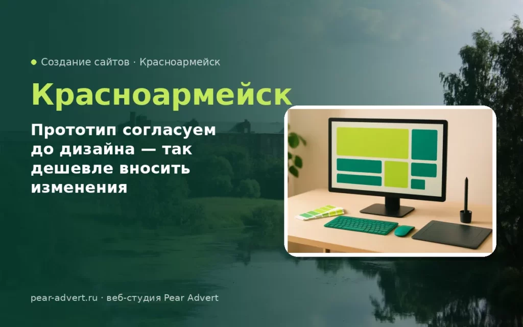 Прототип согласуем до дизайна — так дешевле вносить изменения — создание сайтов в Красноармейске