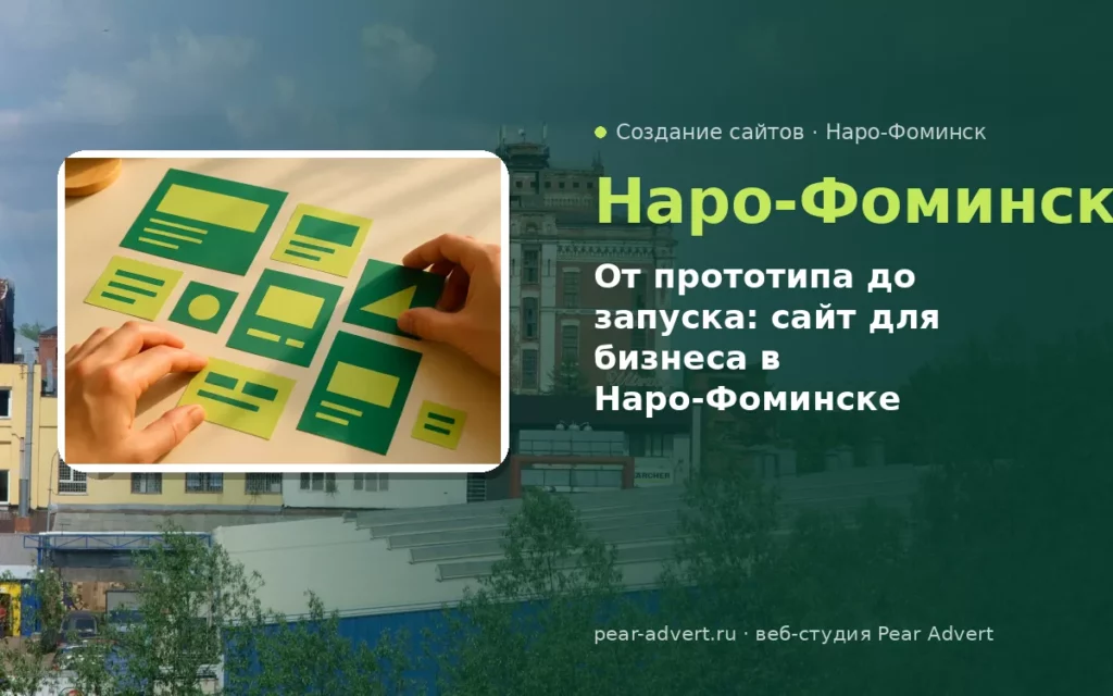 От прототипа до запуска: сайт для бизнеса в Наро-Фоминске — создание сайтов в Наро-Фоминске