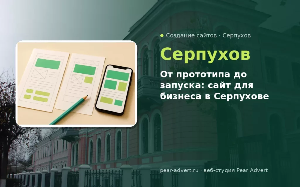 От прототипа до запуска: сайт для бизнеса в Серпухове — создание сайтов в Серпухове