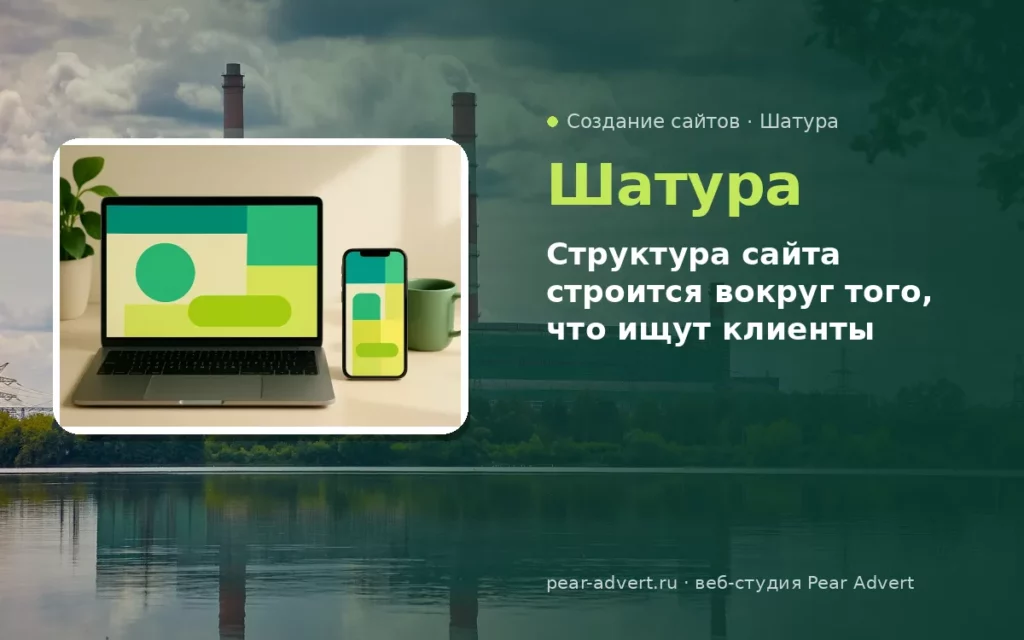 Структура сайта строится вокруг того, что ищут клиенты — создание сайтов в Шатуре