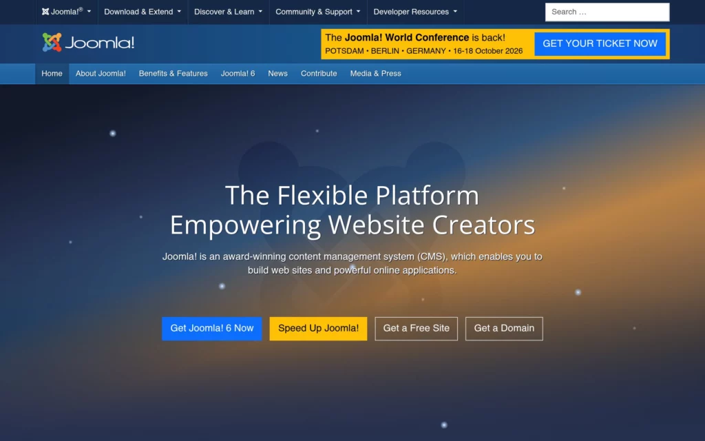 Официальный сайт Joomla: новости о выпусках и обновлениях безопасности